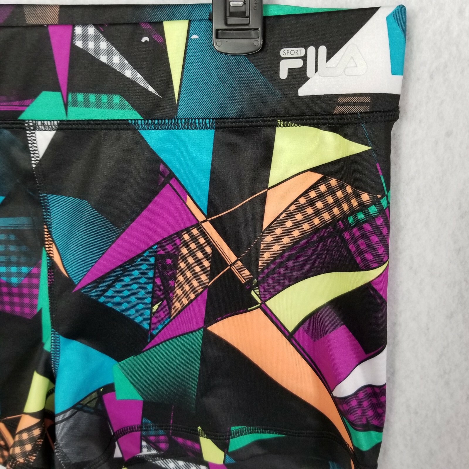 Pantaloncini da corsa FILA Performance ~ allenamento Activewear ~ geometrici ~ multicolore