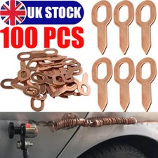 100X Dent Puller Rings Kit Spot Welding Welder Car Body Panel Pulling Washer UK