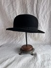 Original Stetson No Name Co Bowler wool felt hat 7 1/4