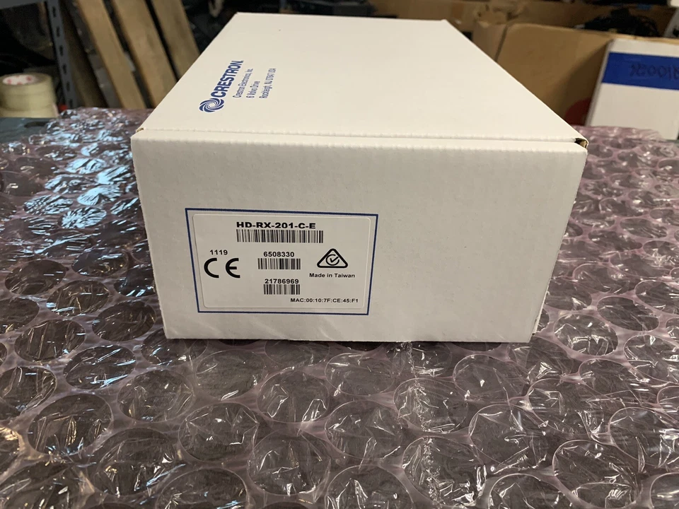 Interruptor y receptor multiformato Crestron HD-RX-201-C-E sobre receptor CATx NUEVO Foto 2 de 3