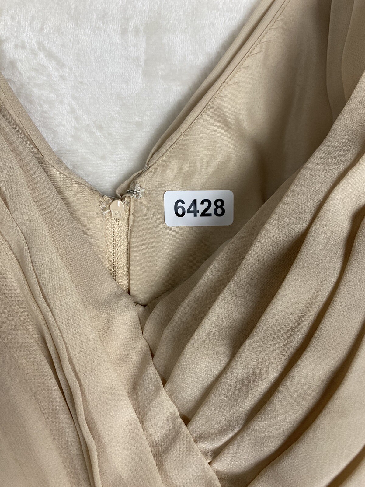 Champagne Romantic Dress Womens 24 plus Sash Wedding evening Cocktail Party