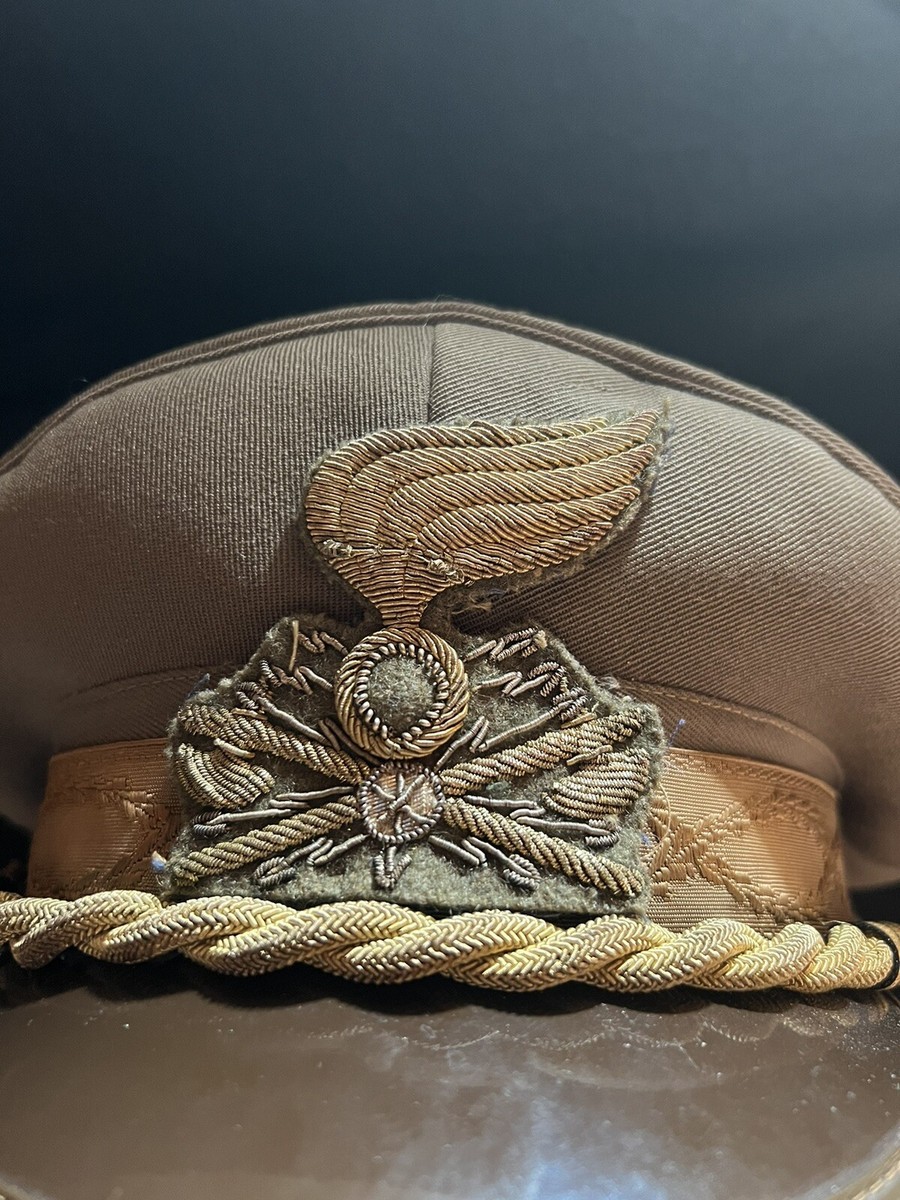 Cappello Dell'Esercito COOZO, Stile Moderno, In Cotone Pesante Lavato. Visiera Precurvata, Cinturino In Tessuto Con Fibbia Argento. Taglia Unica.