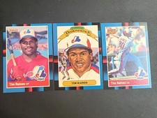 Tim Raines 1988 Donruss 3 card lot  #345 Diamond Kings #2 MVP BC-18  Expos HOF 