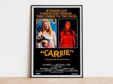 Carrie - Movie Poster No Frame, Vintage Movie, Home Decor, High Quality Poster