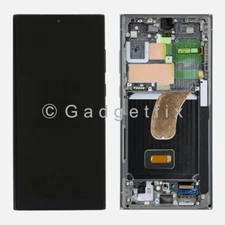 USA For Green Samsung Galaxy S23 Ultra OLED Display Touch Screen Digitizer Frame