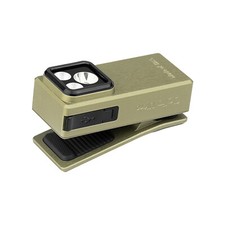 Oclip Ultra Clip-On EDC Light Flood, Spot UV Modes Built to Lastl Olive Green