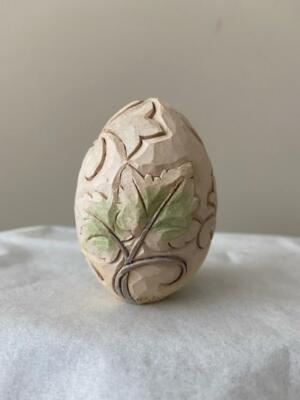 Jim Shore Easter Decorative Egg 2.5'' Tall