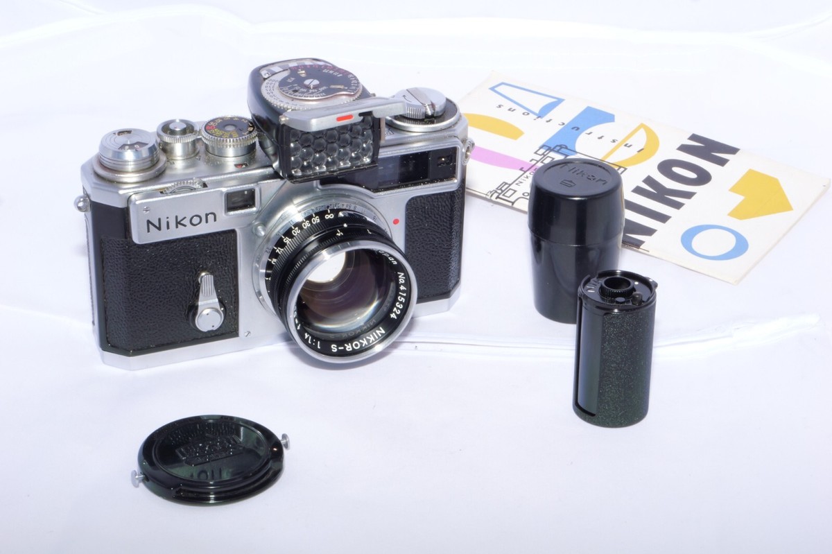 Nikon SP Rangefinder Camera with 5cm F1.4 Lens & Cap. Instr