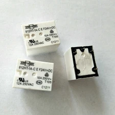 2PCS SONG CHUAN 812HT-1A-C 24VDC Power Relay 4Pins 12A 250AC
