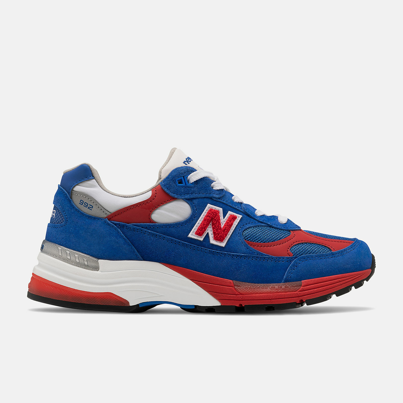 New Balance 992 Made In USA Red White Blue Olympic Suede 