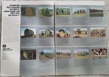 John Deere  Hay Equipment Print Ad 1970's The Hay Specialist