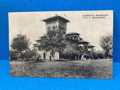 POSTCARD CASSANO MAGNAGO VILLA A.MAZZUCCHELLI TRAVELLED 1936 VS PARMA.