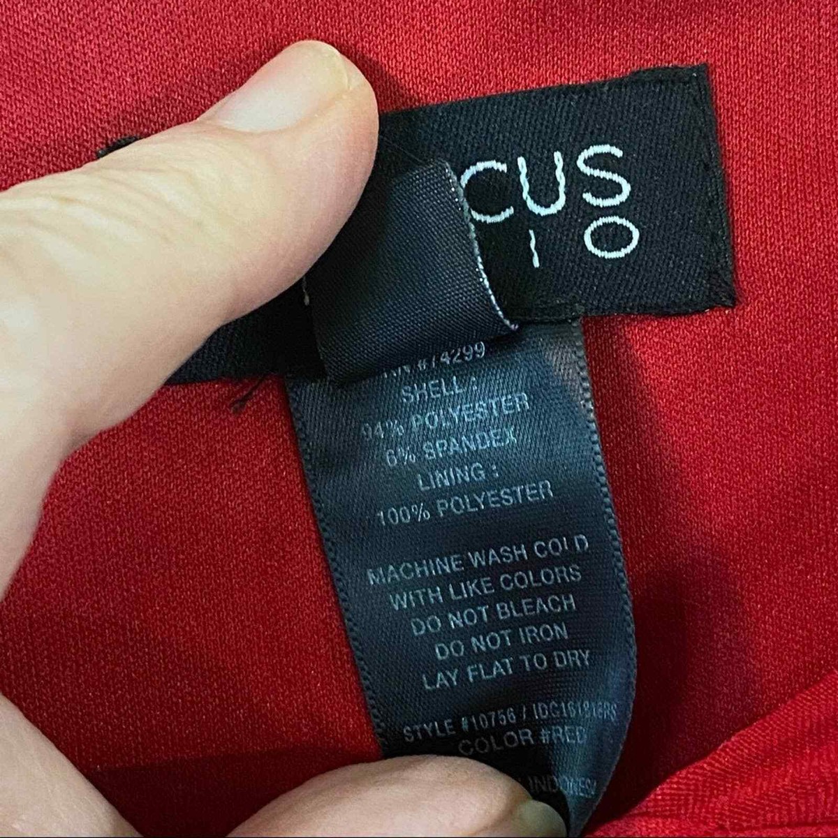 EN FOCUS STUDIO Red Texture Mini Dress Size 12 | eBay