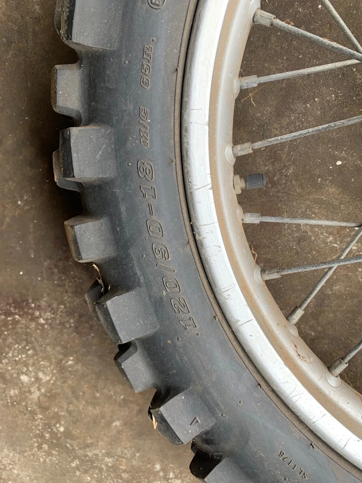 93-22 XR650L XR 650L 2005 buje de rueda trasera piñón husillo rotor llanta neumático Foto 4 de 4