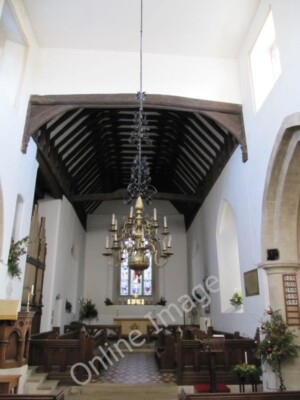 Photo 6x4 Looking down the nave Brightwell-cum-Sotwell View down the nave c2010