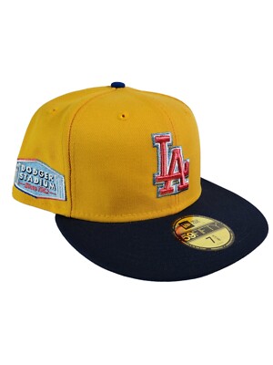 New Era Dodgers Gold/Navy Dodger Stadium Azure Undervisor