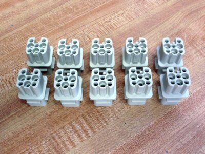 Harting 09360083101 Female Insert Crimp HAN8D-F-C w/o Screws (Pack of 10)