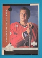1997-98 Upper Deck Program of Excellence #409 Brett DeCecco Team Canada Hockey 