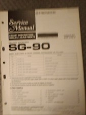 Pioneer SG-90 BK KU HEM S S/G Service Manual Graphic Equalizer Original