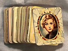 1934 Garbaty Film Star serie 1 carte sigarette in rilievo #151 - #300, scegli tu