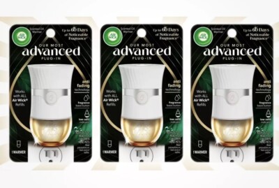 Three Brand New  Air Wick Advanced Plug-in Scented Oil Warmers