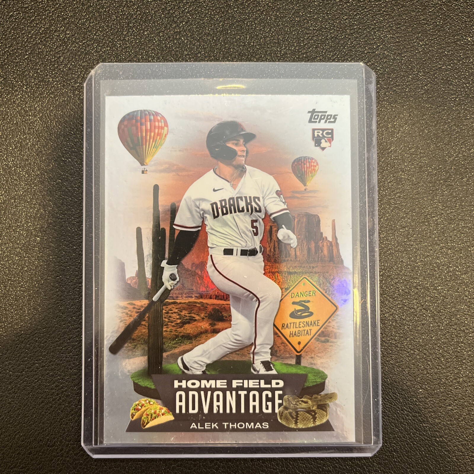 Alek Thomas, 2022 Topps Update Home Field Advantage HA-28 Case Hit RC SP