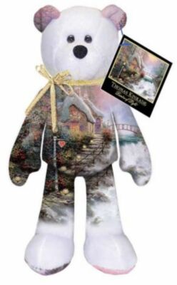 Thomas Kinkade Gallery Treasures Collections Bear #006 - Sweetheart Cottage II
