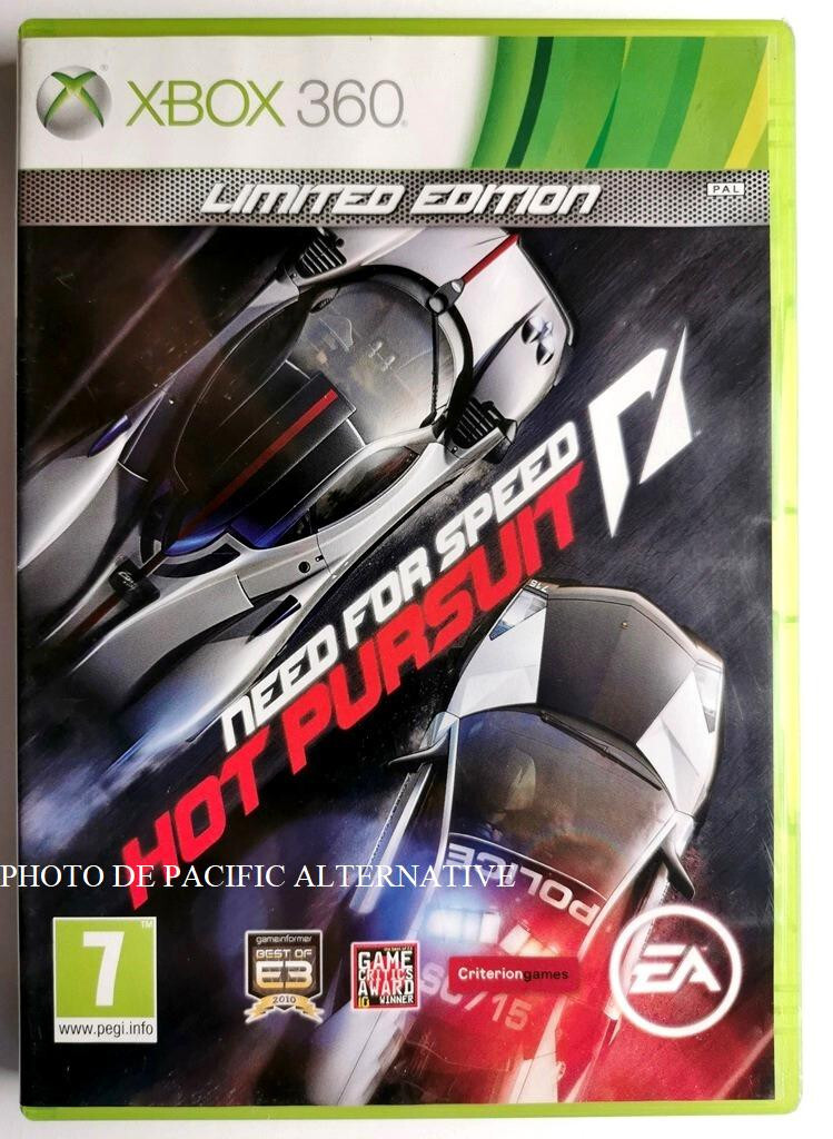 jeu NEED FOR SPEED HOT PURSUIT Limited Edition XBOX 360 francais nfs course X360