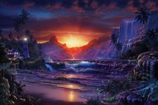 Ceramic Backsplash Tile Mural Beach Scene Kitchen/Bathroom/Shower - Surrender II