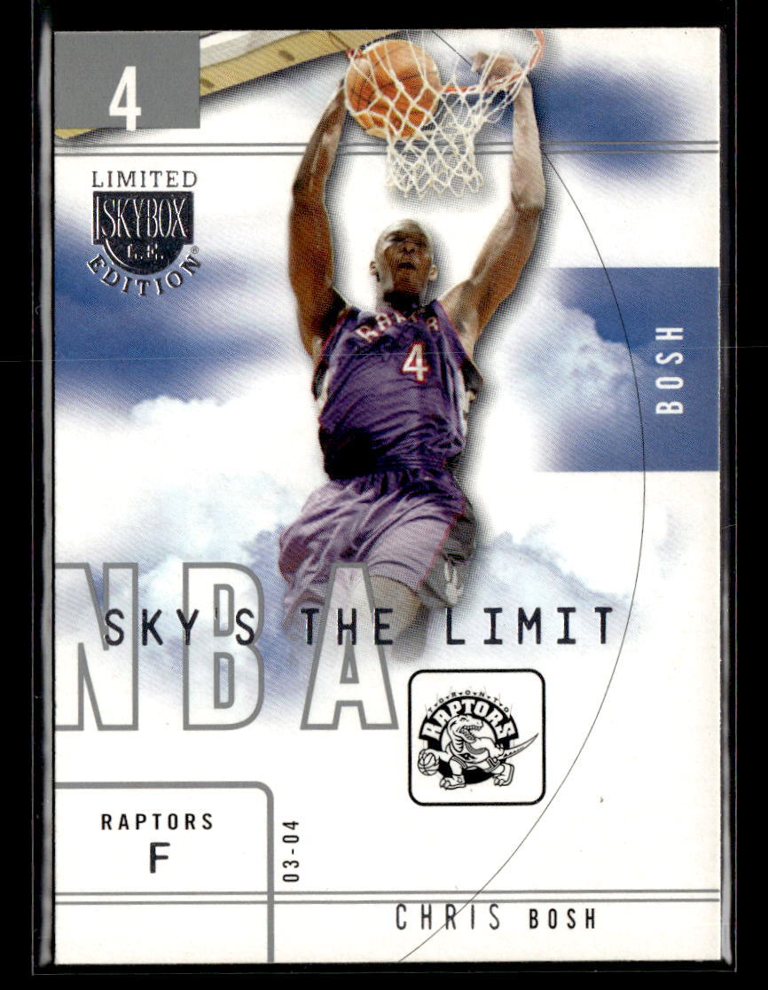 2003-04 SkyBox LE #19 SL Chris Bosh Sky's the Limit Rookie RC