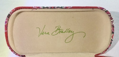 Estuche para gafas Vera Bradley Frankly Scarlet rígido con bisagras - Imagen 10 de 11