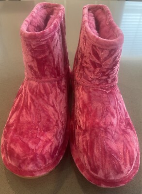 Ugg Classic Mini II Velvet Boot Raspberry Sorbet Size 6