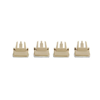 4Pcs Car A/C Vent Louvre Blade Slice Clip Beige Set Fits For Toyota Corolla