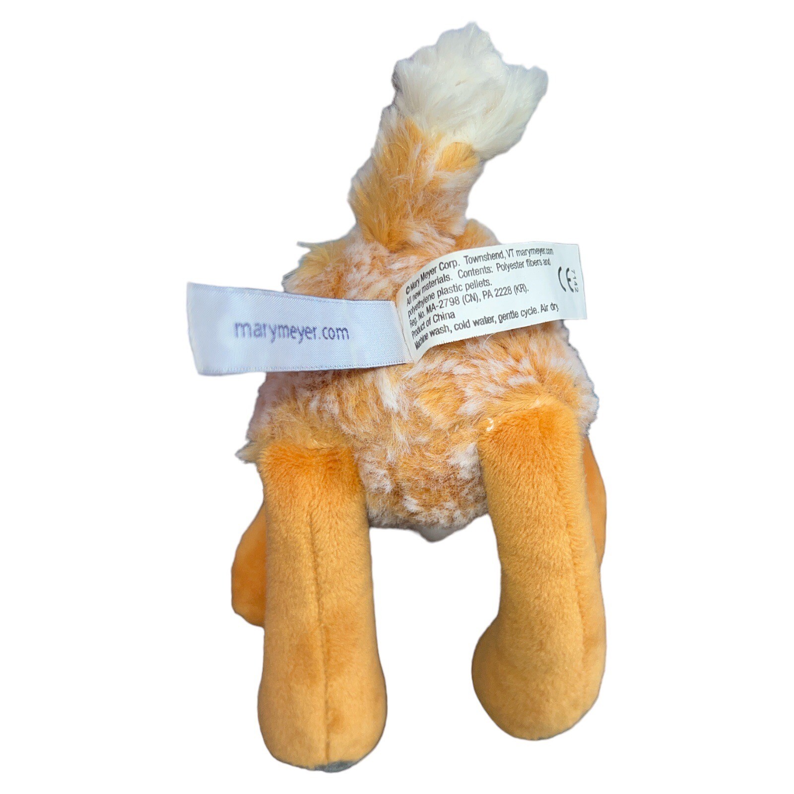 Mary Meyer Fox Furry Fuzzy Shaggy Plush Lovey 10” Inch Long Legs