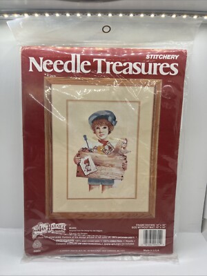 Needle Treasures Stitchery Kit Mark 10x 14'' NEW by Jan Hagara #00604