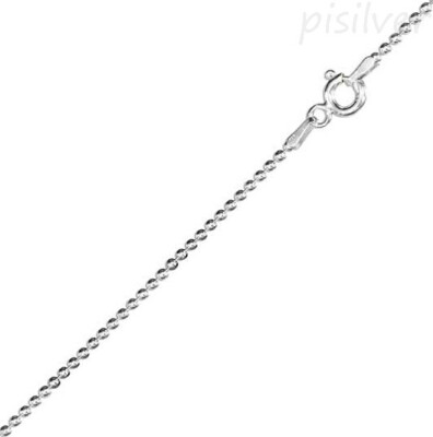 Collier Perles Argent 925 – Chaîne Boules 1,5 Mm – Longueurs 16, 18, 20, 22 Pouces – Fabriqué En Italie