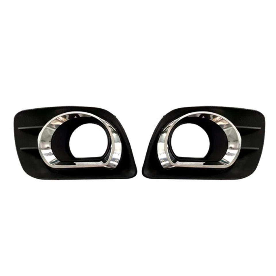 1 Pair Front Bumper Fog Light Cover Trim Fits For Pontiac Vibe 2009 2010 2011 - Image 2 of 4