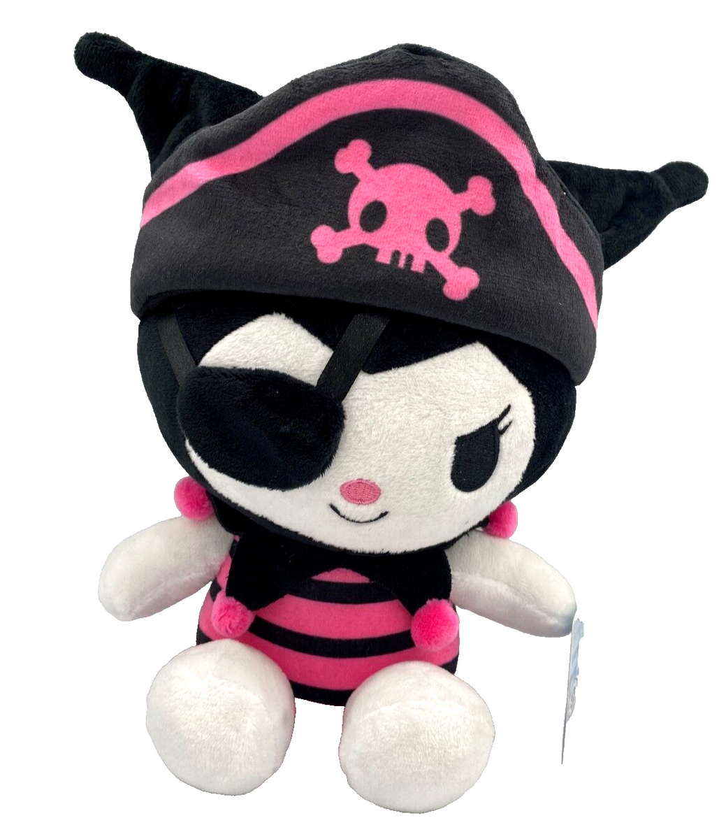 SANRIO 9 INCH KUROMI PIRATE OUTFIT PLUSH TOY DOLL HELLO KITTY