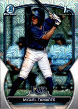 Miguel Tamares 2023 Bowman Chrome Mega Mojo Refractor #BCP-179 Rookie Parallel