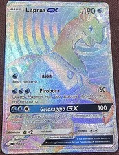 Lapras Gx Hyper Full Art - Sole e Luna 151/149 - Carta Pokemon Italiano Ita