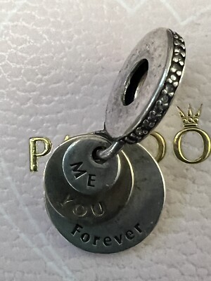 New Authentic Pandora Charm You Me Forever Dangle Charm