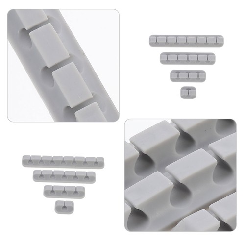 4 Pcs Cord Processor Clamp Management Organizers Wire Fixing Clip