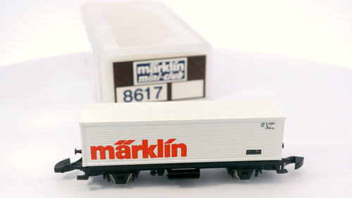 Märklín Mini-Club 8617 DB Märklín Container Car Box Car Rail Train Car Z Marklin - Picture 4 of 10