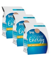 Nude, B - 3 Pack - L’eggs, Sheer Energy - Control Top, Light Support, Sheer Toe