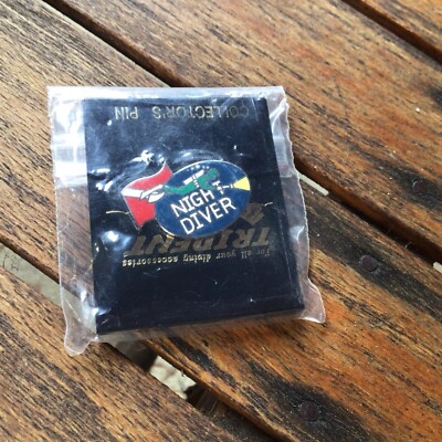 Night Diver Rescue Recovery Lapel Pin Scuba Dive Diving Team Divers