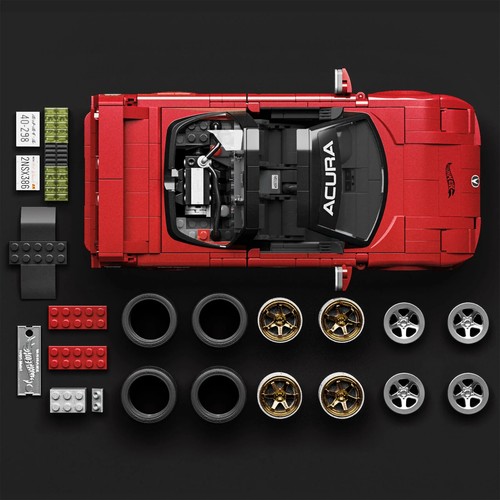 Mattel Brick Shop Hot Wheels '90 Acura NSX set di costruzioni NUOVO IMBALLO ORIGINALE *preordine* - Foto 5 di 6