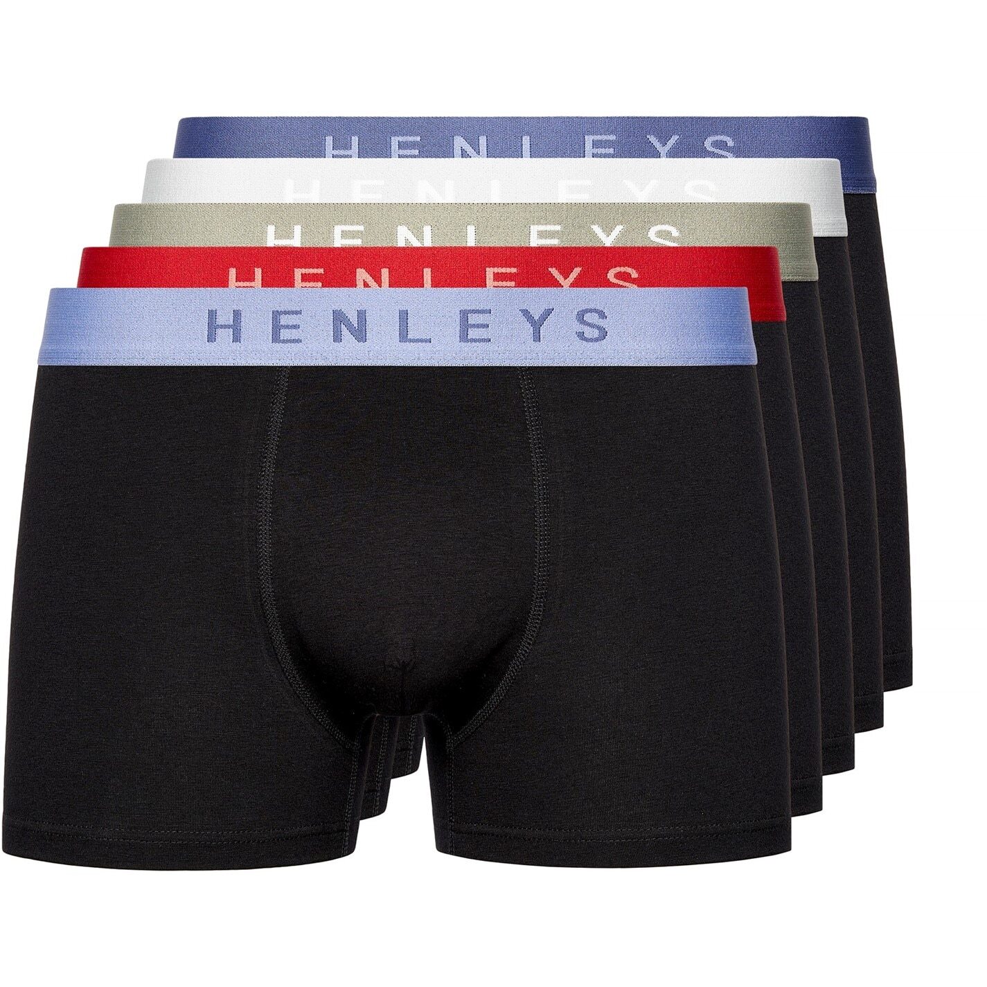 Трусы-боксеры Henley Herren Boxershorts 5er Pack Trunk