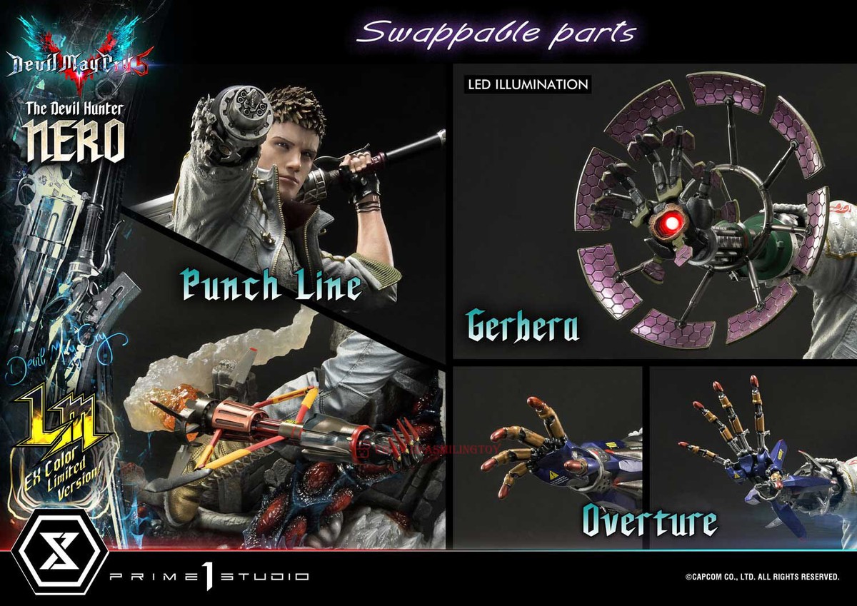 Prime 1 Studio 1/4 UPMDMCV-01LM Nero Devil May Cry 5 Statue In