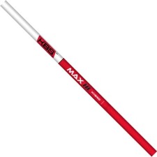 KBS Max HL Hybrid Shaft - Red  White - 40 grams - Flexible - .370 Parallel Tip