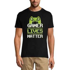 ULTRABASIC Herren T-Shirt Das Leben der Spieler Konto - Spiele Gamer Lives Matter